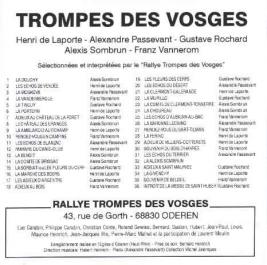 Recto Fanfares Oubliées